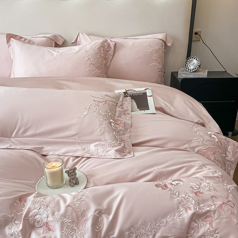 Chic Embroidery Bedding Set