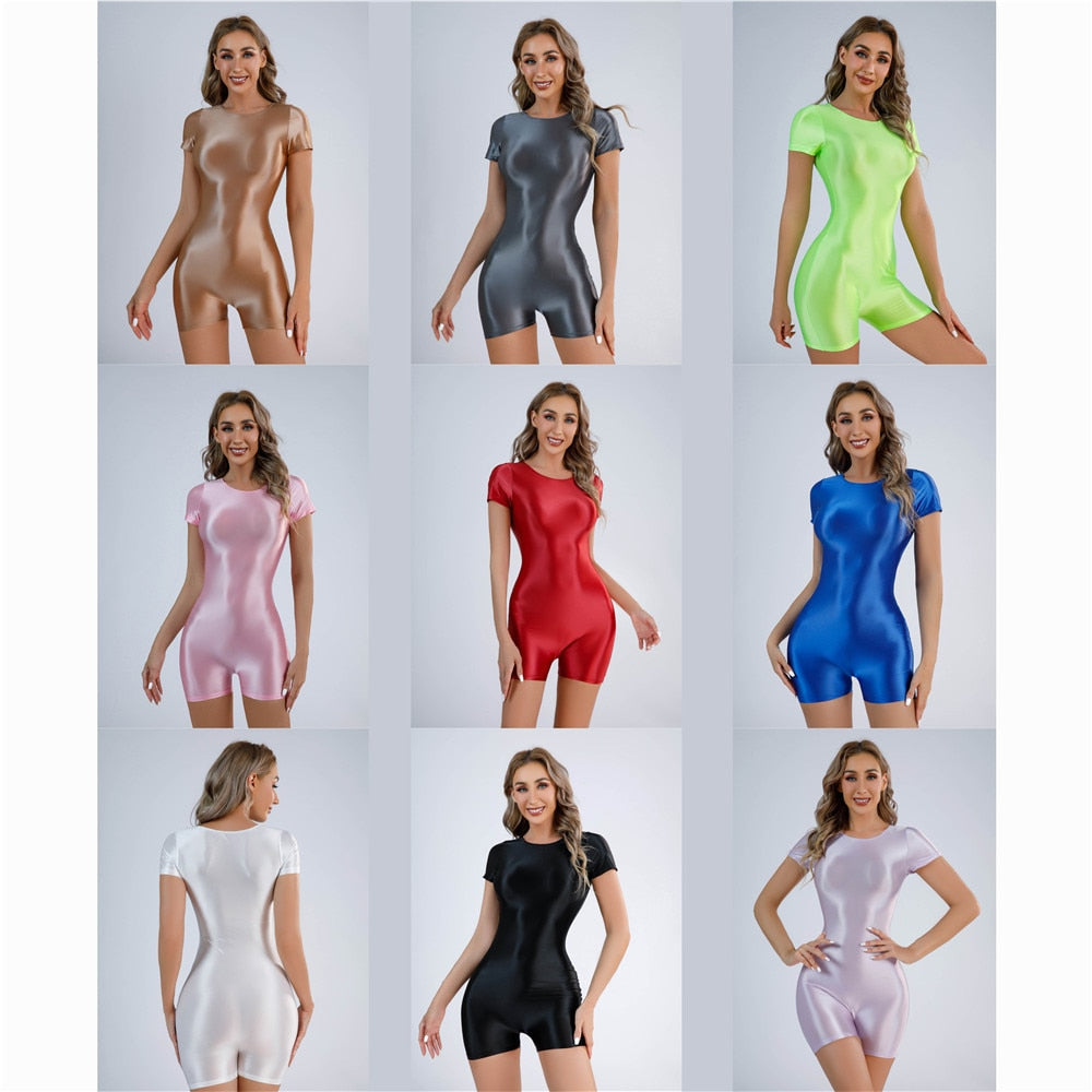 Shiny Leotard Bodysuits