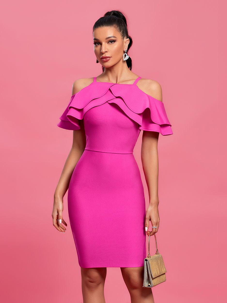 Pink Bandage Dress