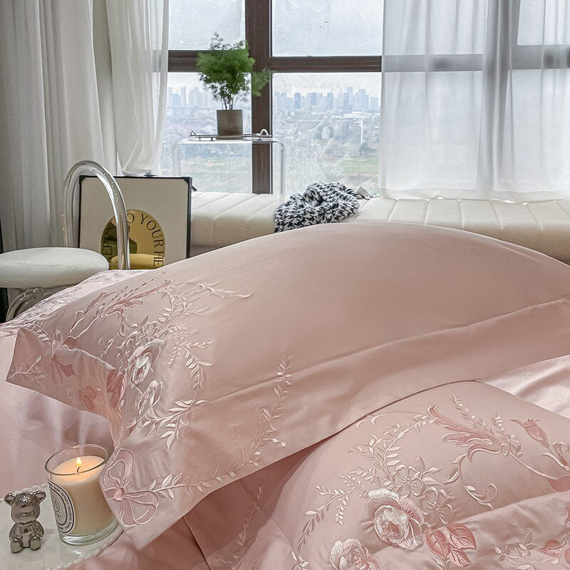 Chic Embroidery Bedding Set