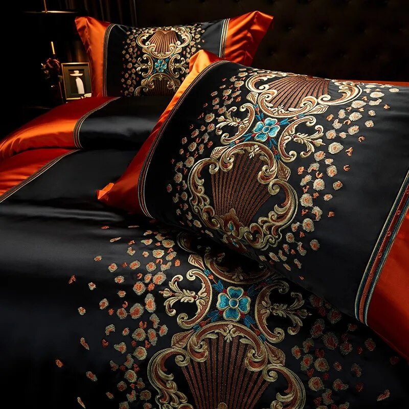 Chic Embroidery Luxury Bedding Set