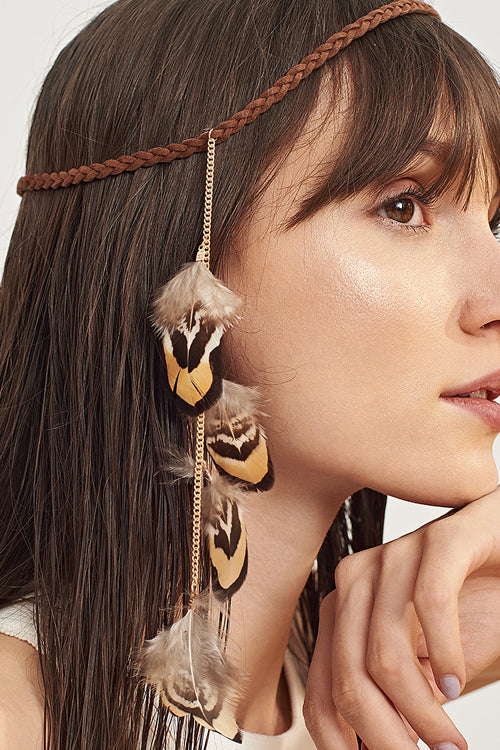 Tropical Feather Hair Ornaments