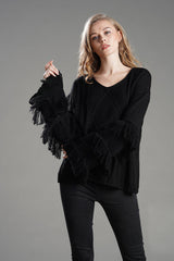 Look What You Made Me Do Tassel Knit Sweater