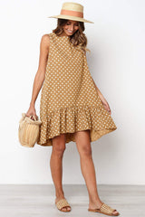 Sunshine and Smiles Dot A-line Mini Dress - 3 Colors