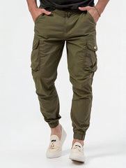 Casual Men's Cargo Trousers With Pockets