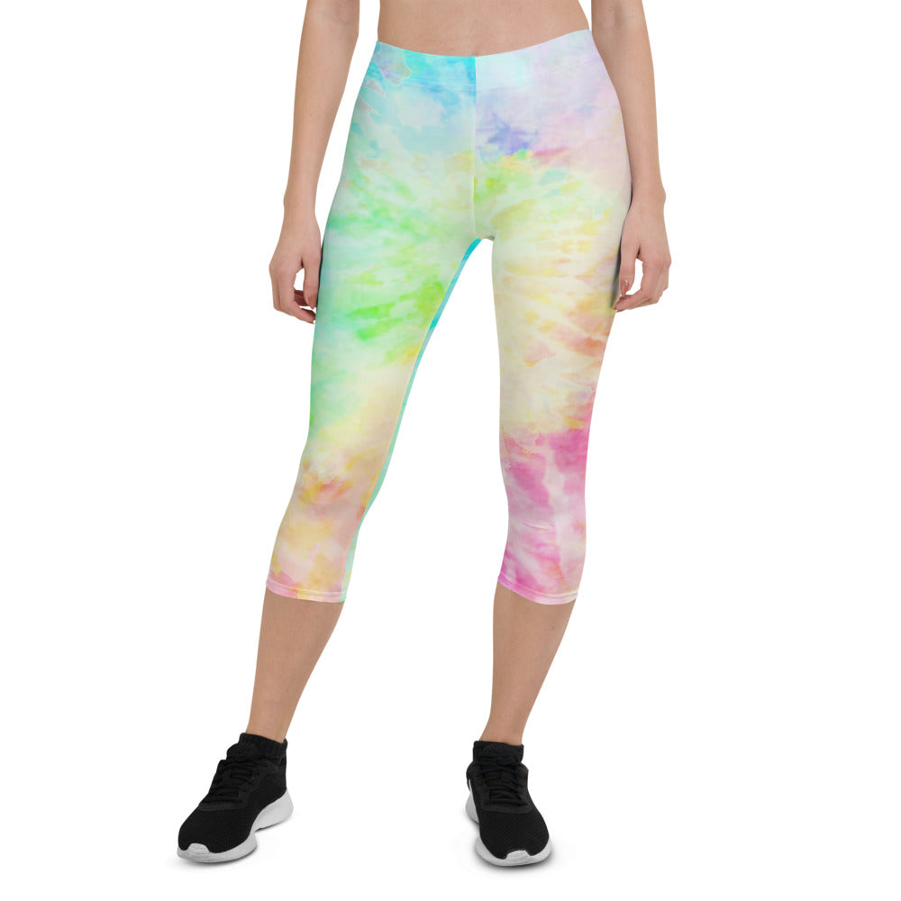 Tie Dye Capri Leggings