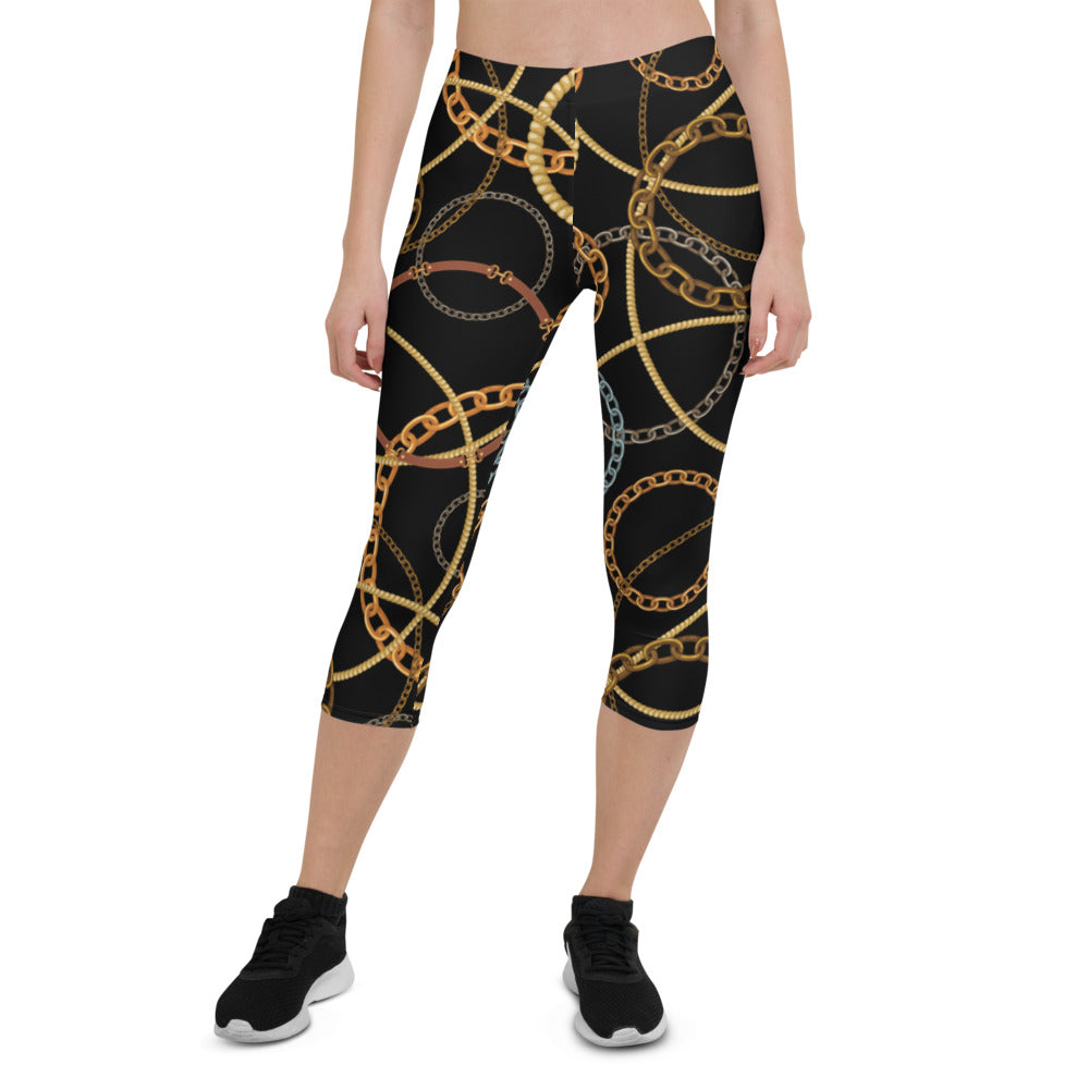 Chains Capri Leggings