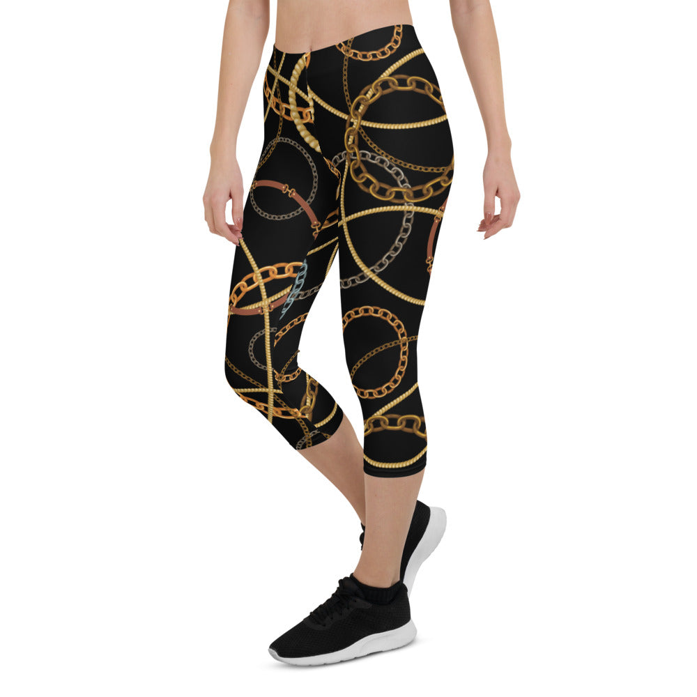 Chains Capri Leggings