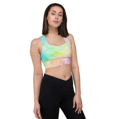 Tie-Dye Longline sports bra