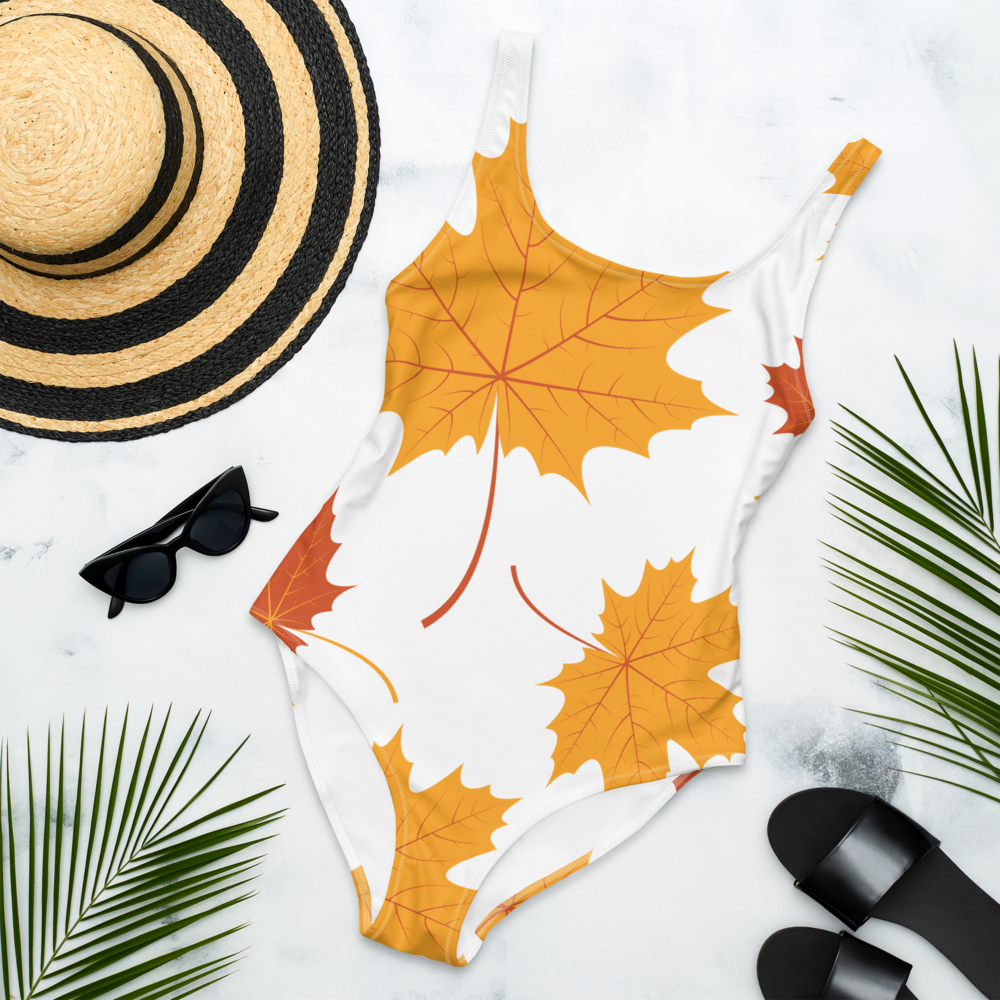 Autumn leaves One-Piece Swimsuit