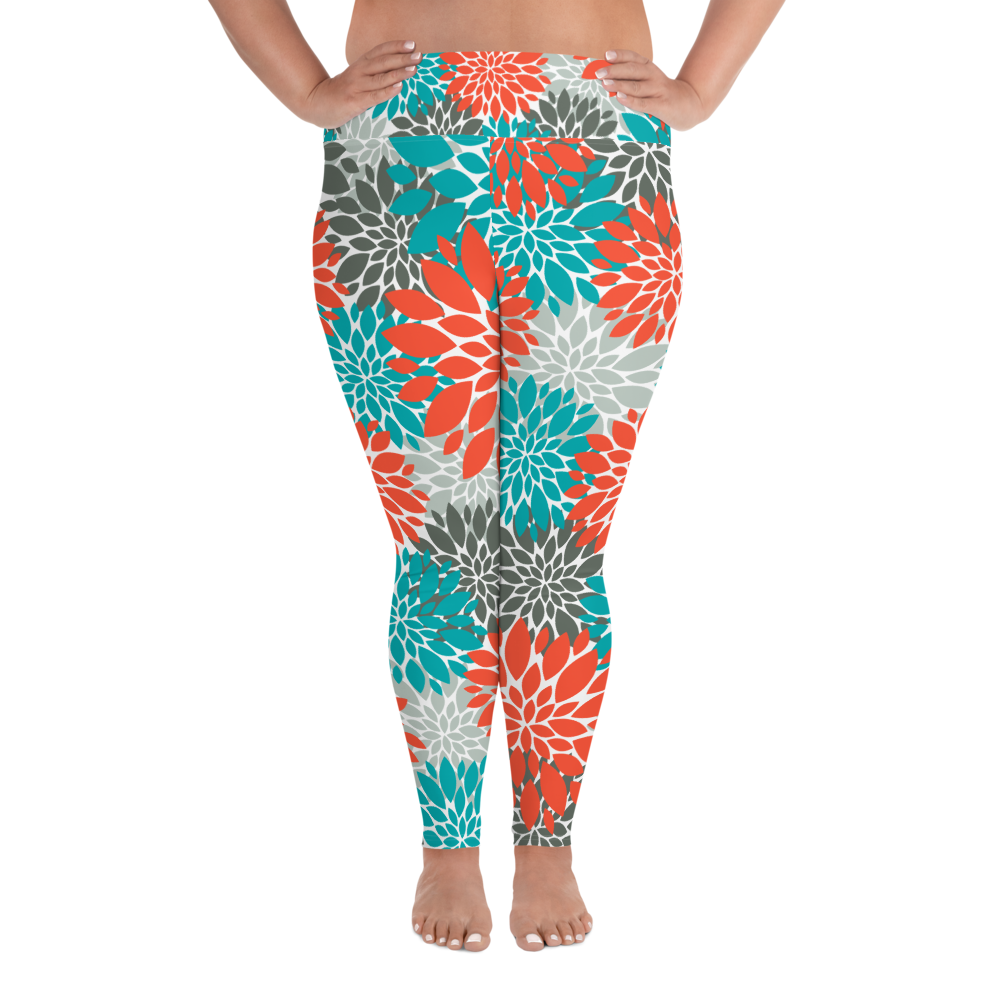 All-Over Print Plus Size Leggings