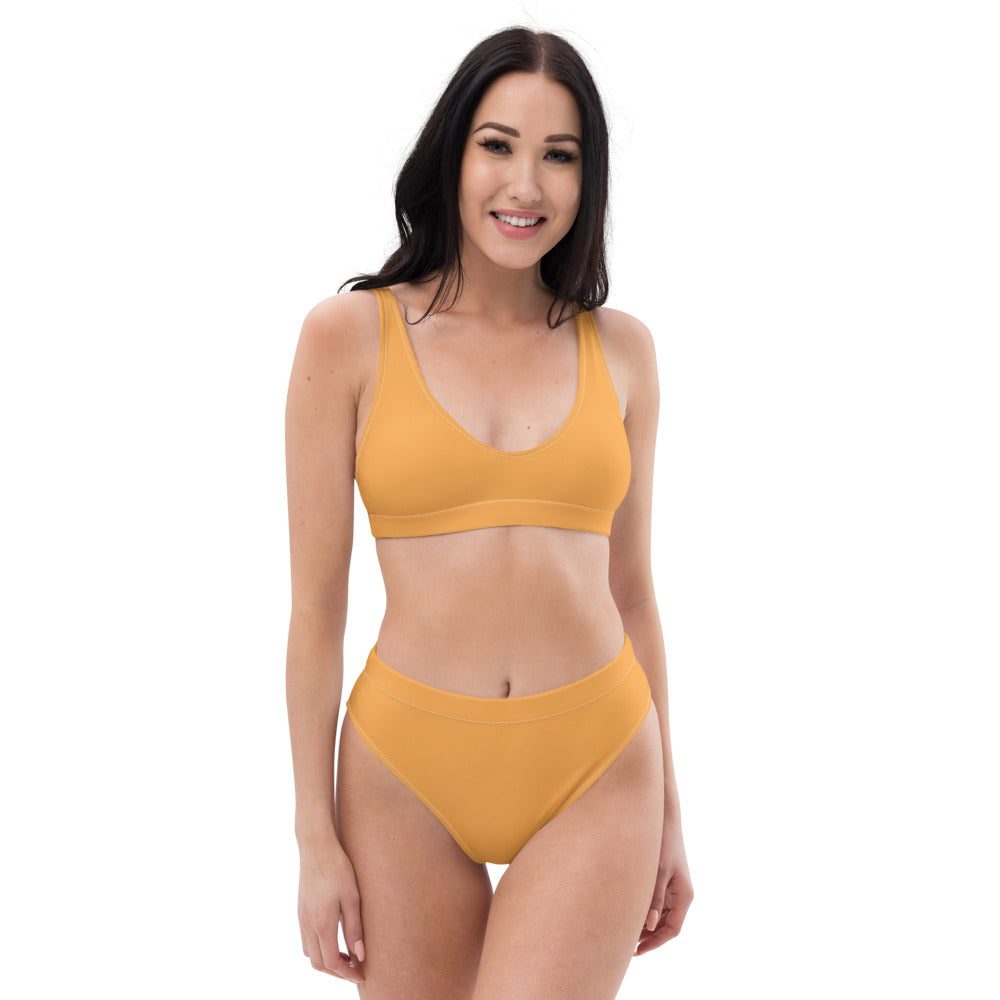 Marigold Recycled high-waisted bikini