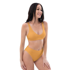 Marigold Recycled high-waisted bikini