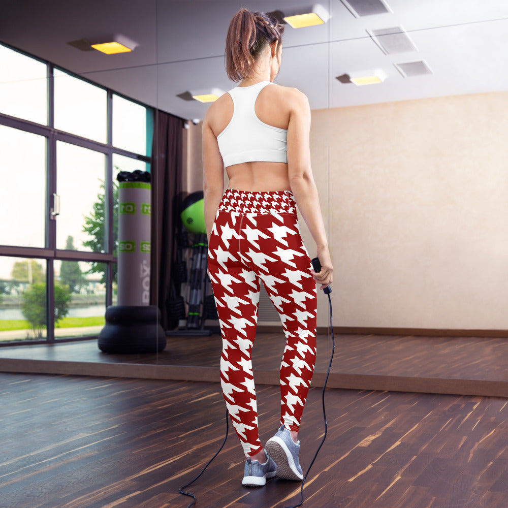 Houndstooth Yoga Leggings