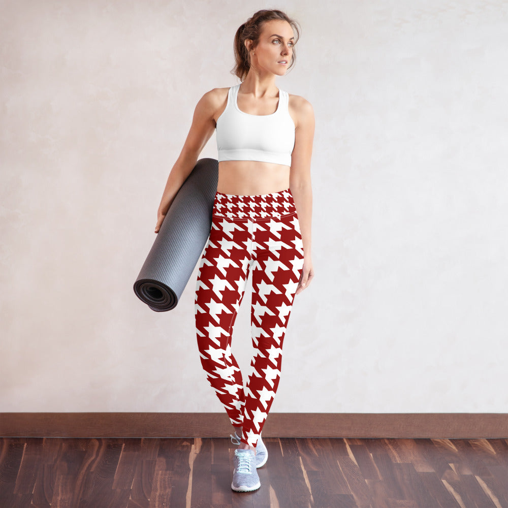 Houndstooth Yoga Leggings