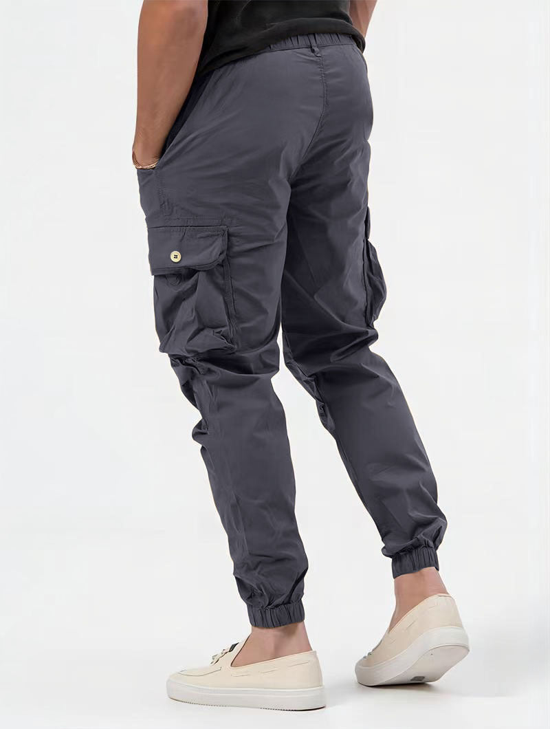 Casual Men's Cargo Trousers With Pockets