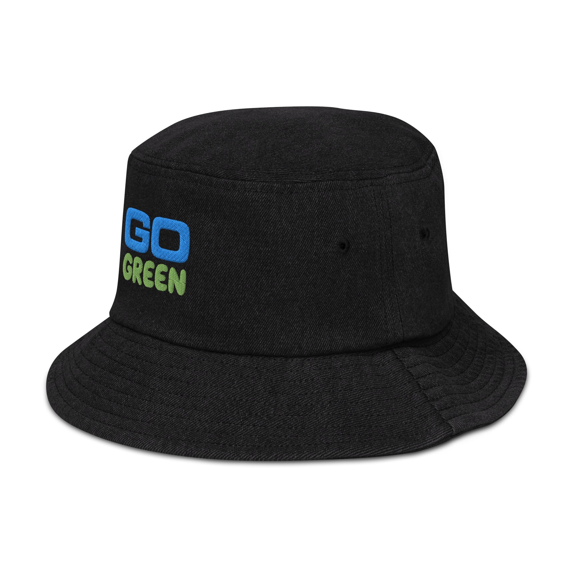 Go Green Denim bucket hat