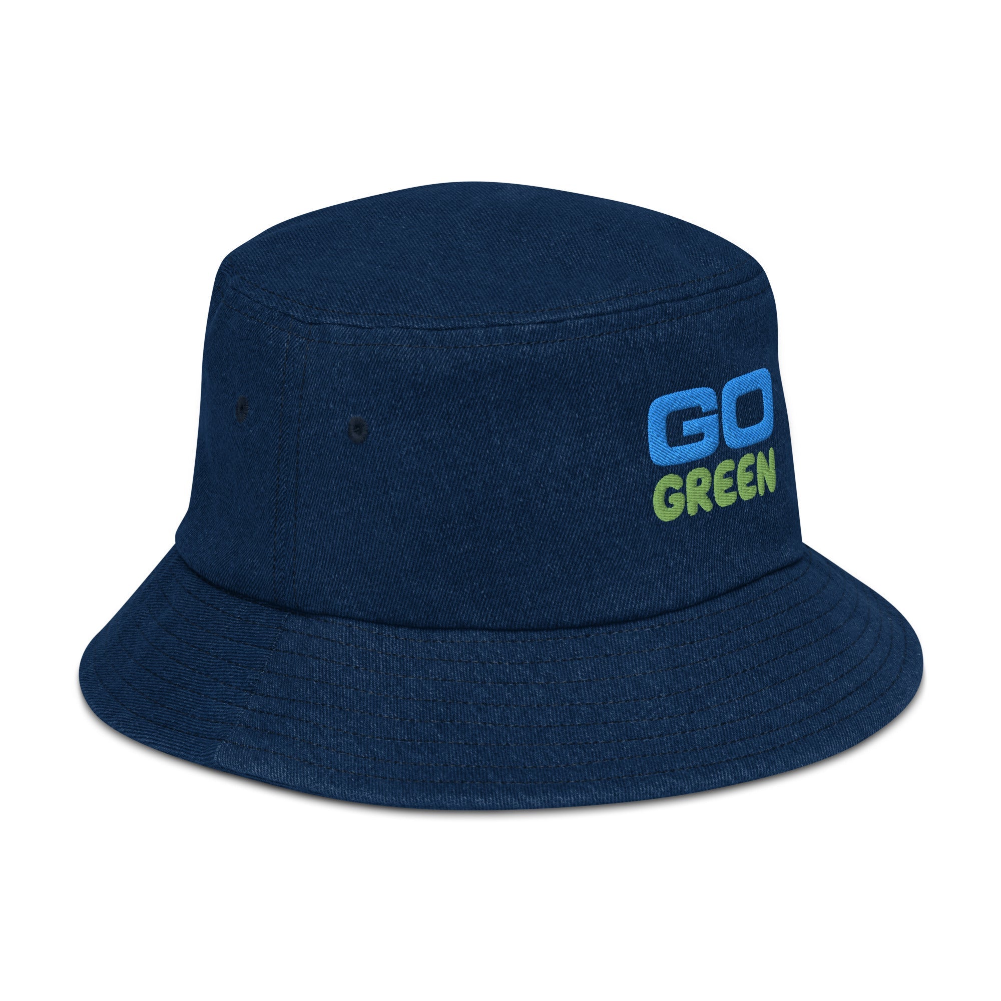 Go Green Denim bucket hat