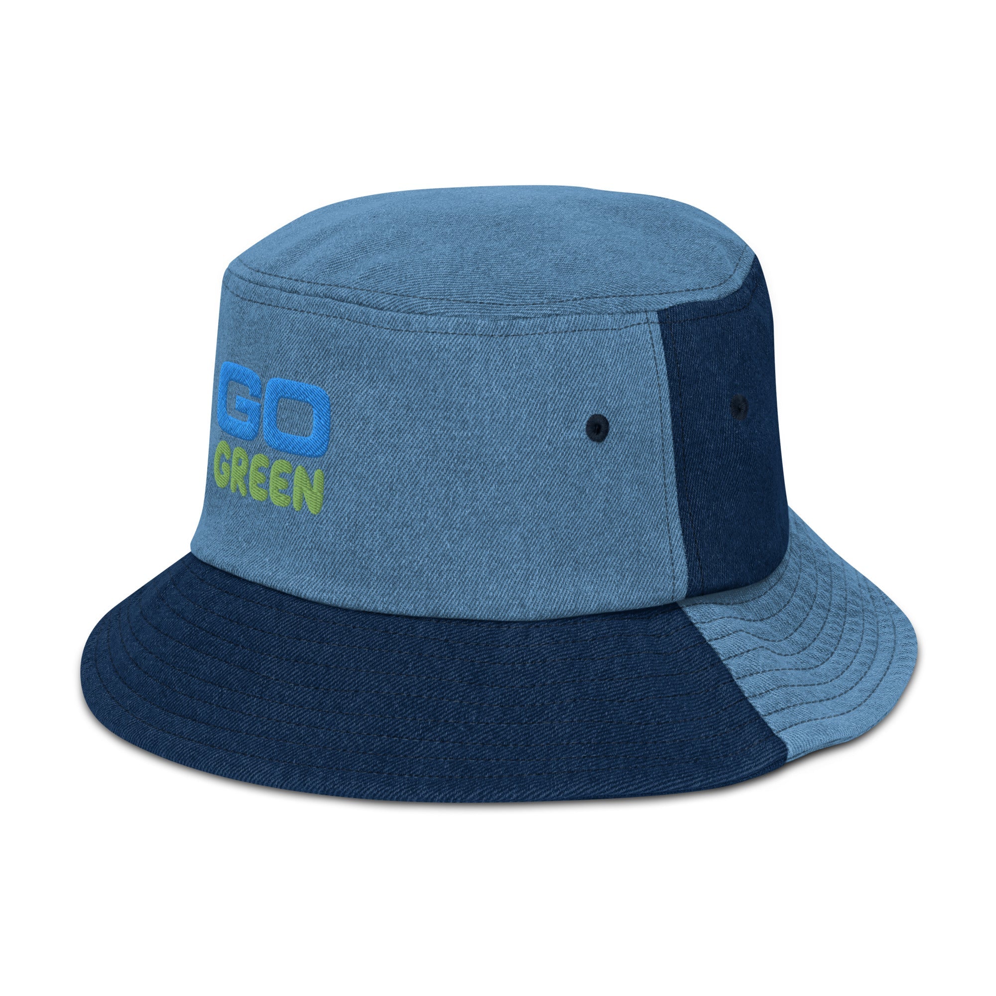 Go Green Denim bucket hat