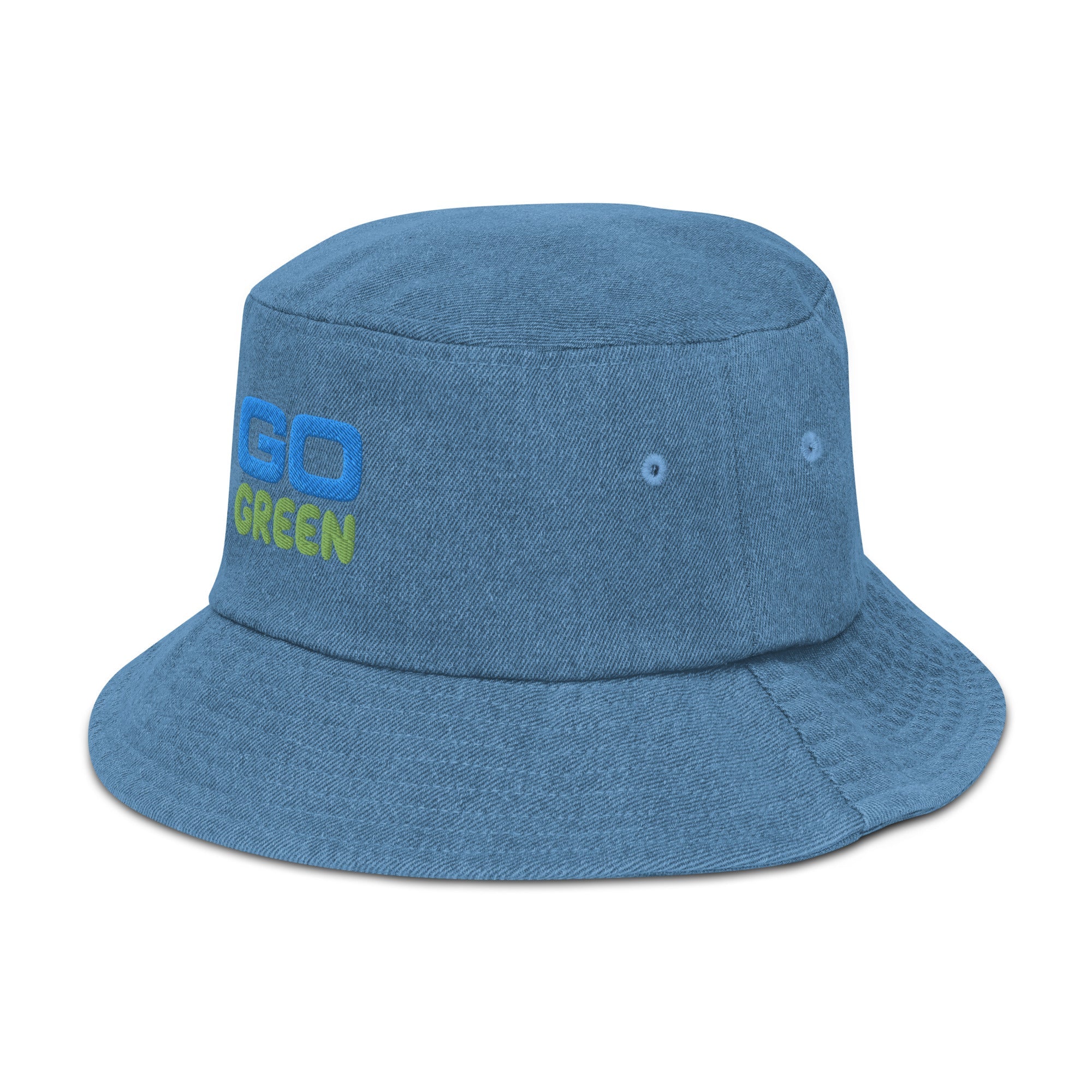 Go Green Denim bucket hat