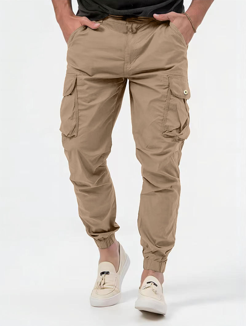 Casual Men's Cargo Trousers With Pockets