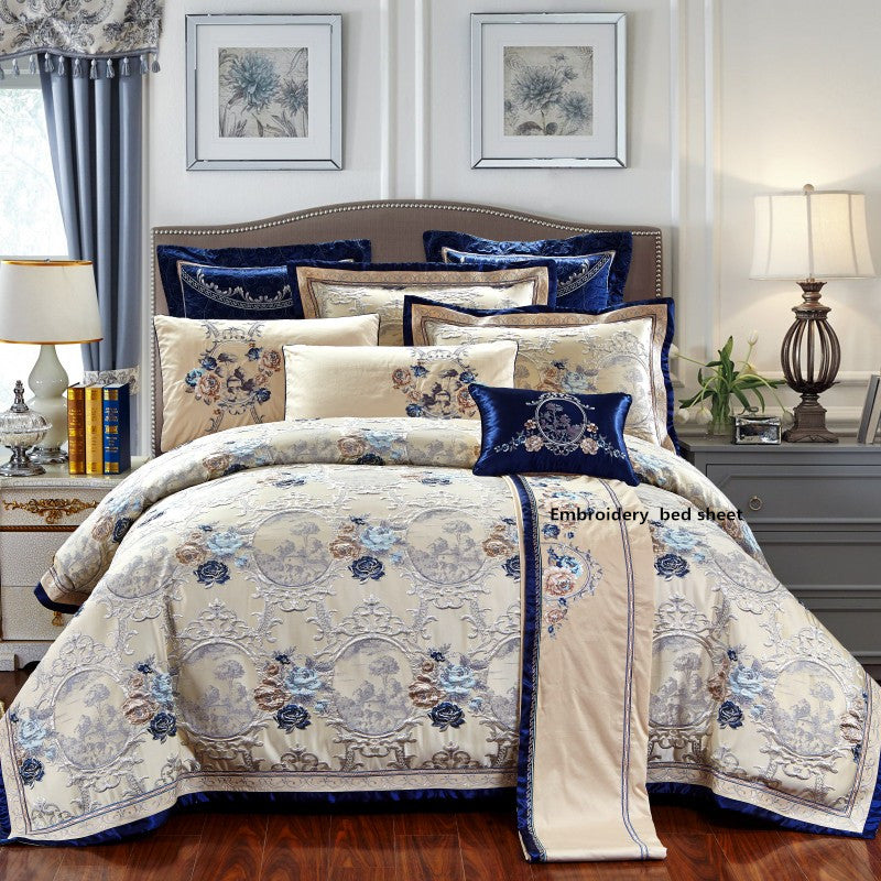 4/6/10Pcs Luxury Royal Bedding Set