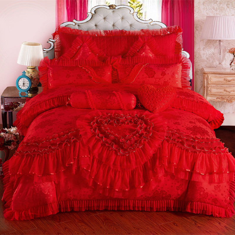 Luxury Royal Lace Bedding Set