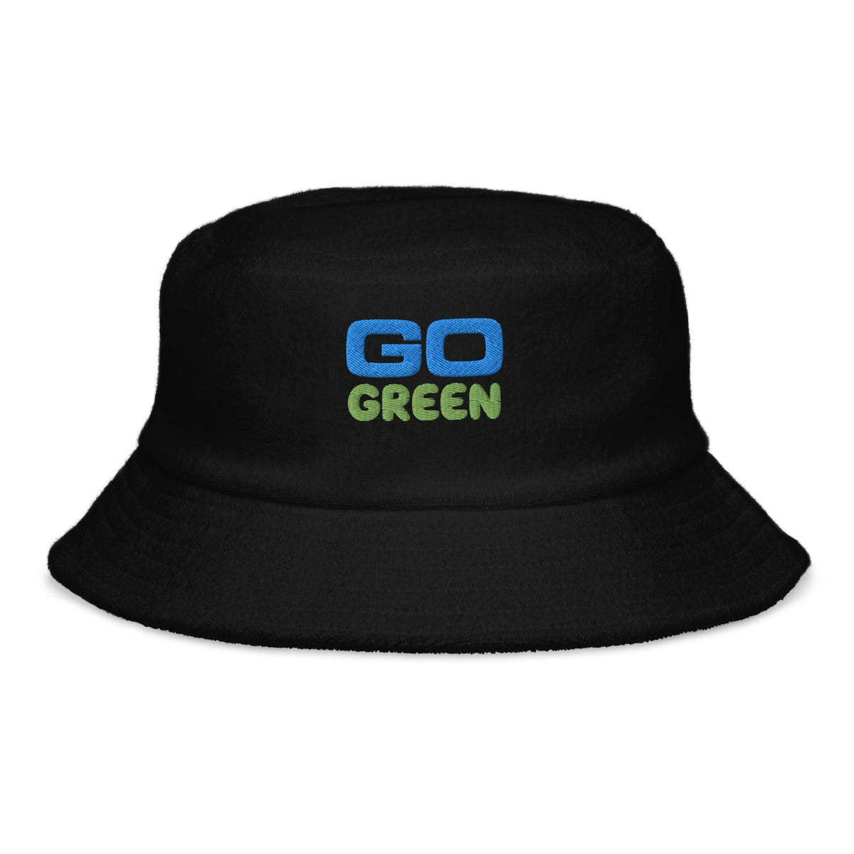 Go Green Terry cloth bucket hat