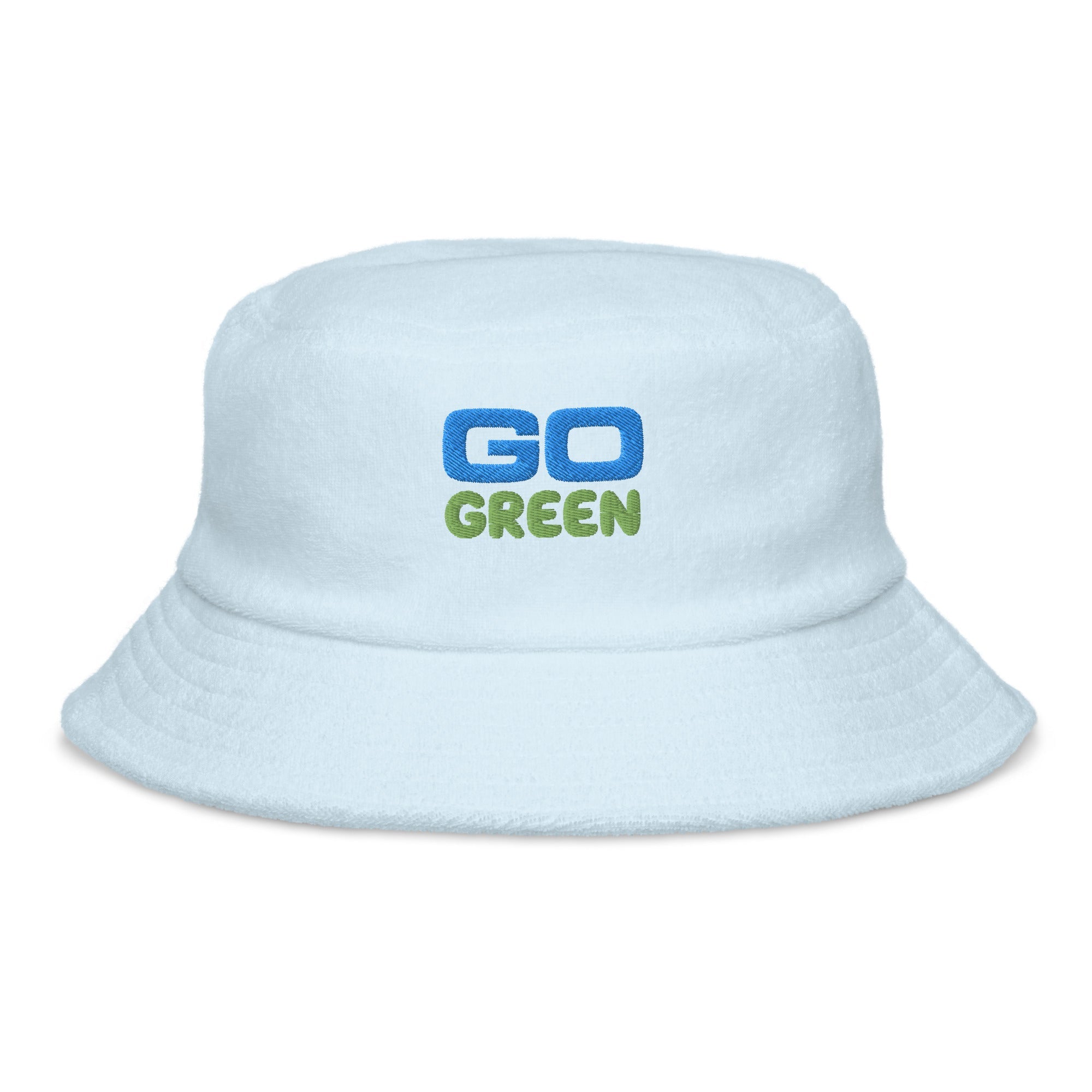Go Green Terry cloth bucket hat