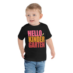 Hello Kindergarten Toddler Short Sleeve Tee