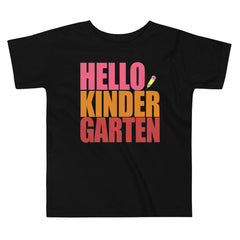 Hello Kindergarten Toddler Short Sleeve Tee