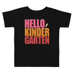 Hello Kindergarten Toddler Short Sleeve Tee