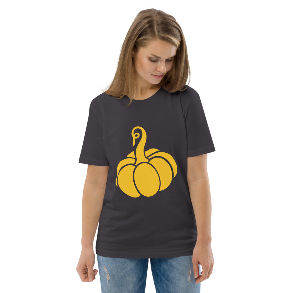 Pumpkin Unisex organic cotton t-shirt