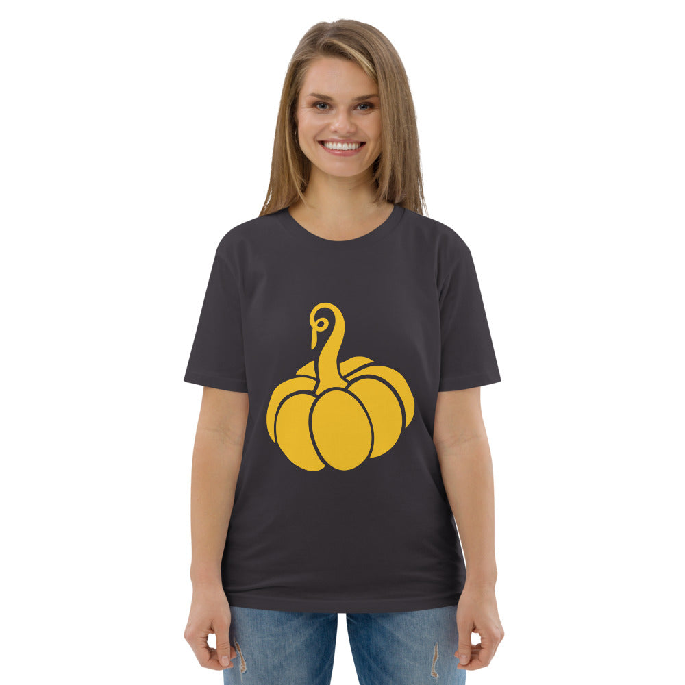 Pumpkin Unisex organic cotton t-shirt