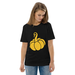 Pumpkin Unisex organic cotton t-shirt