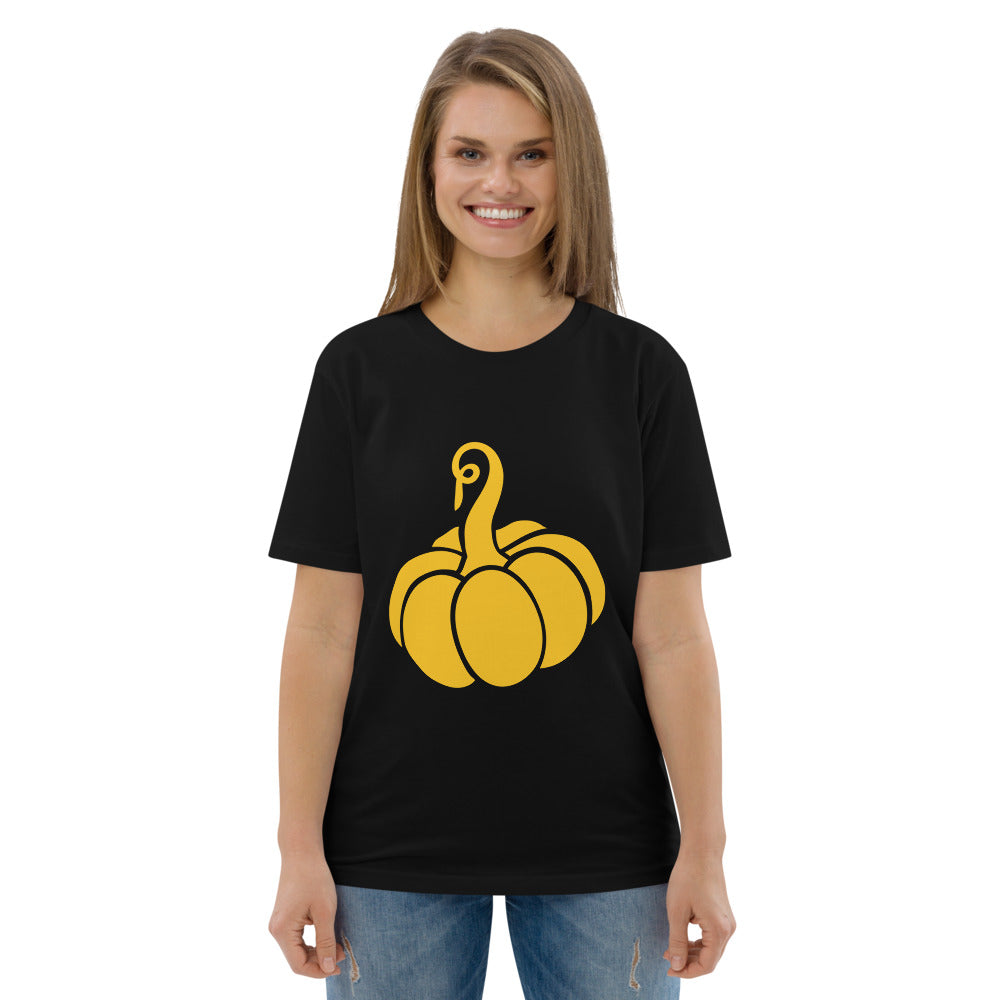 Pumpkin Unisex organic cotton t-shirt