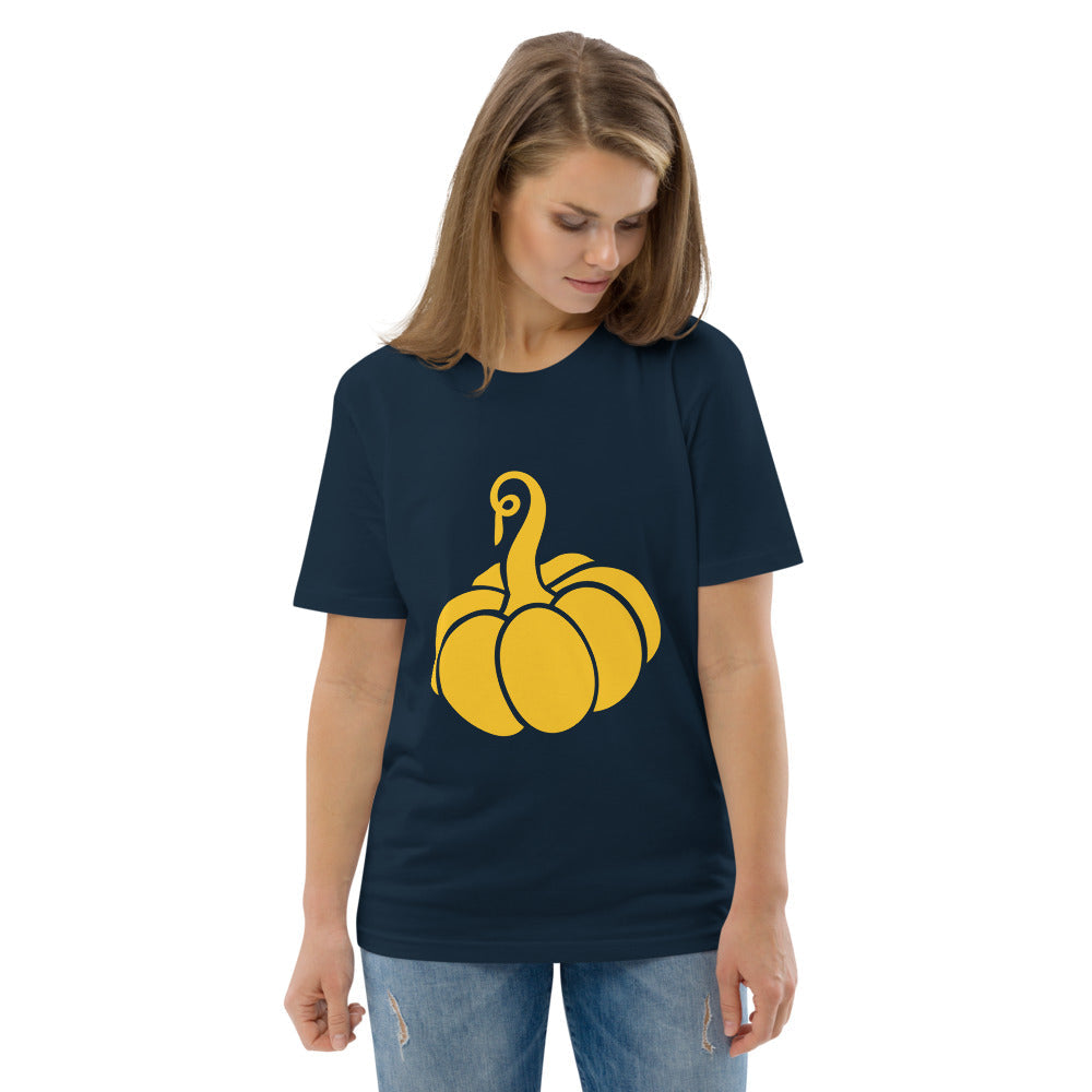 Pumpkin Unisex organic cotton t-shirt