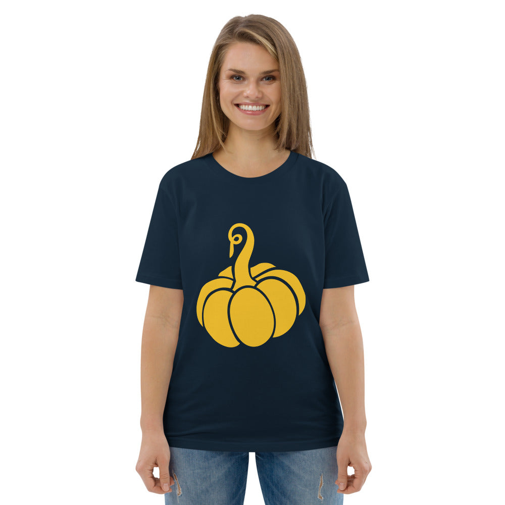 Pumpkin Unisex organic cotton t-shirt