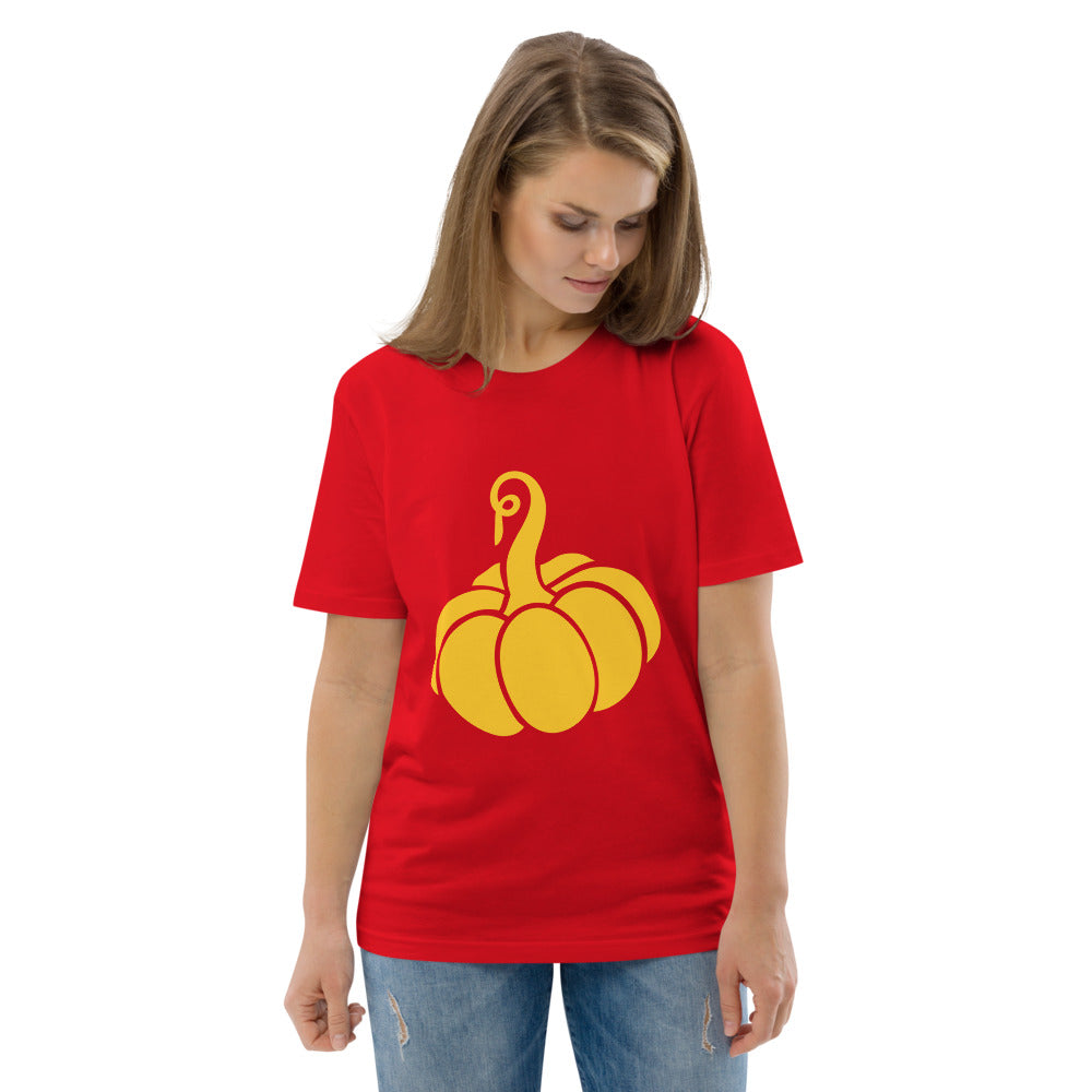 Pumpkin Unisex organic cotton t-shirt