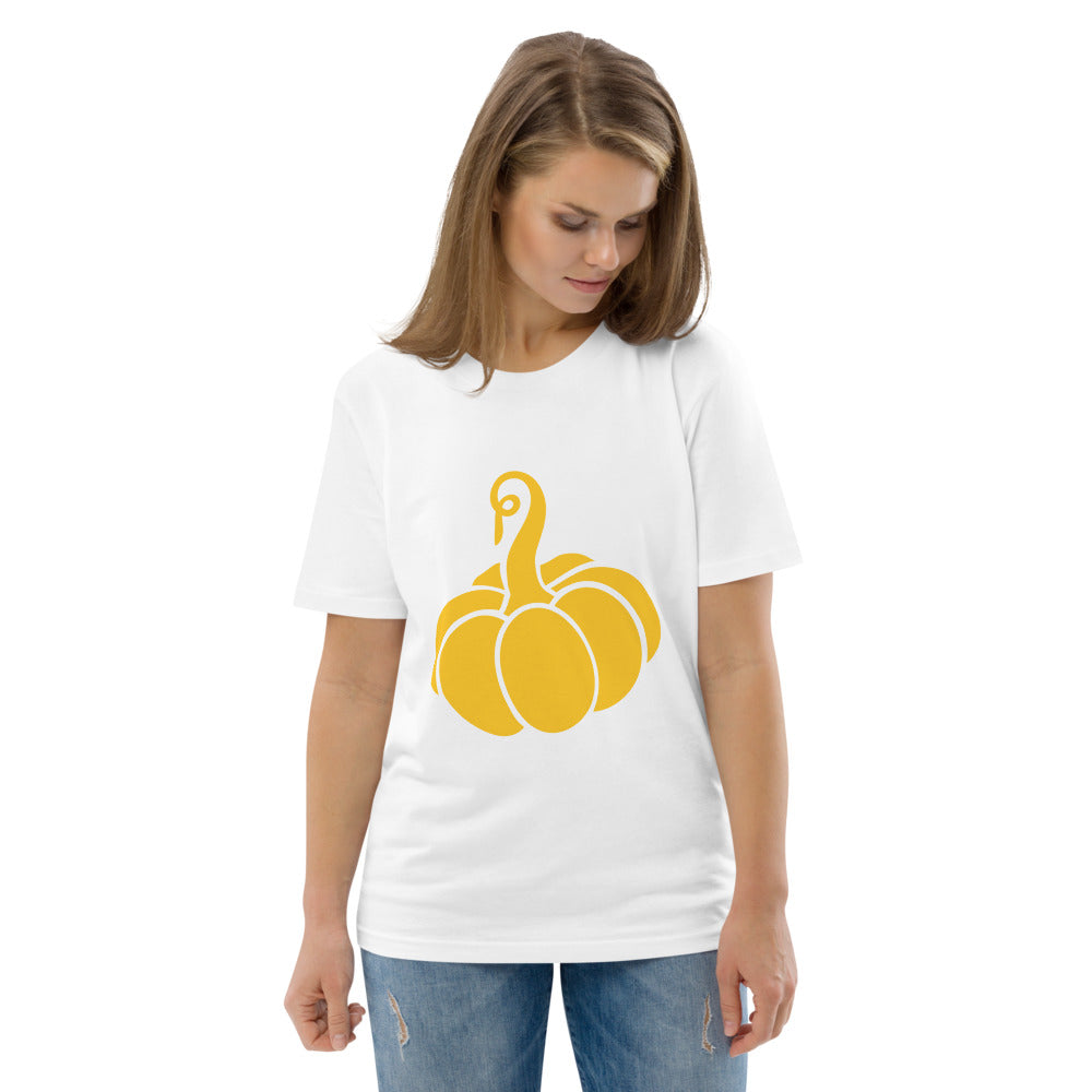 Pumpkin Unisex organic cotton t-shirt