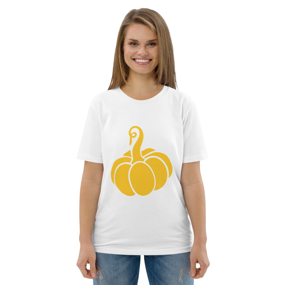 Pumpkin Unisex organic cotton t-shirt