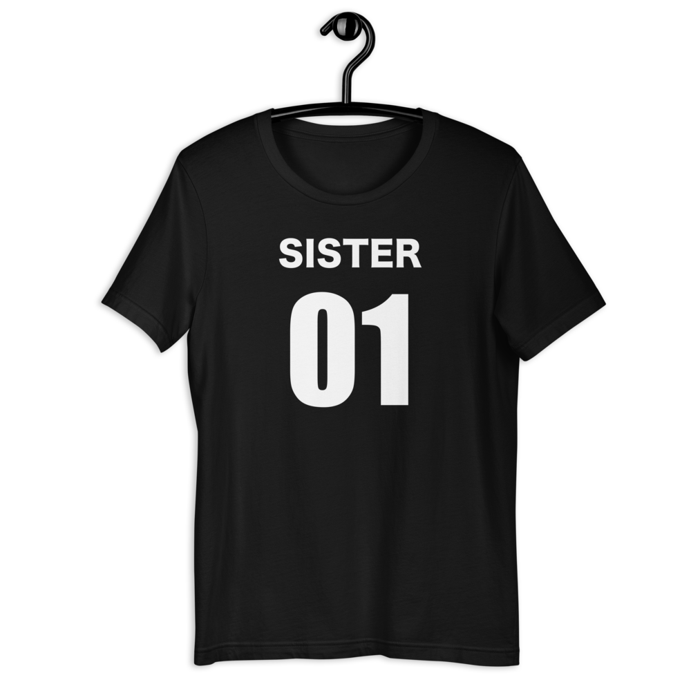 Best Friends Sister 01 sister 02 Short-Sleeve Unisex T-Shirt