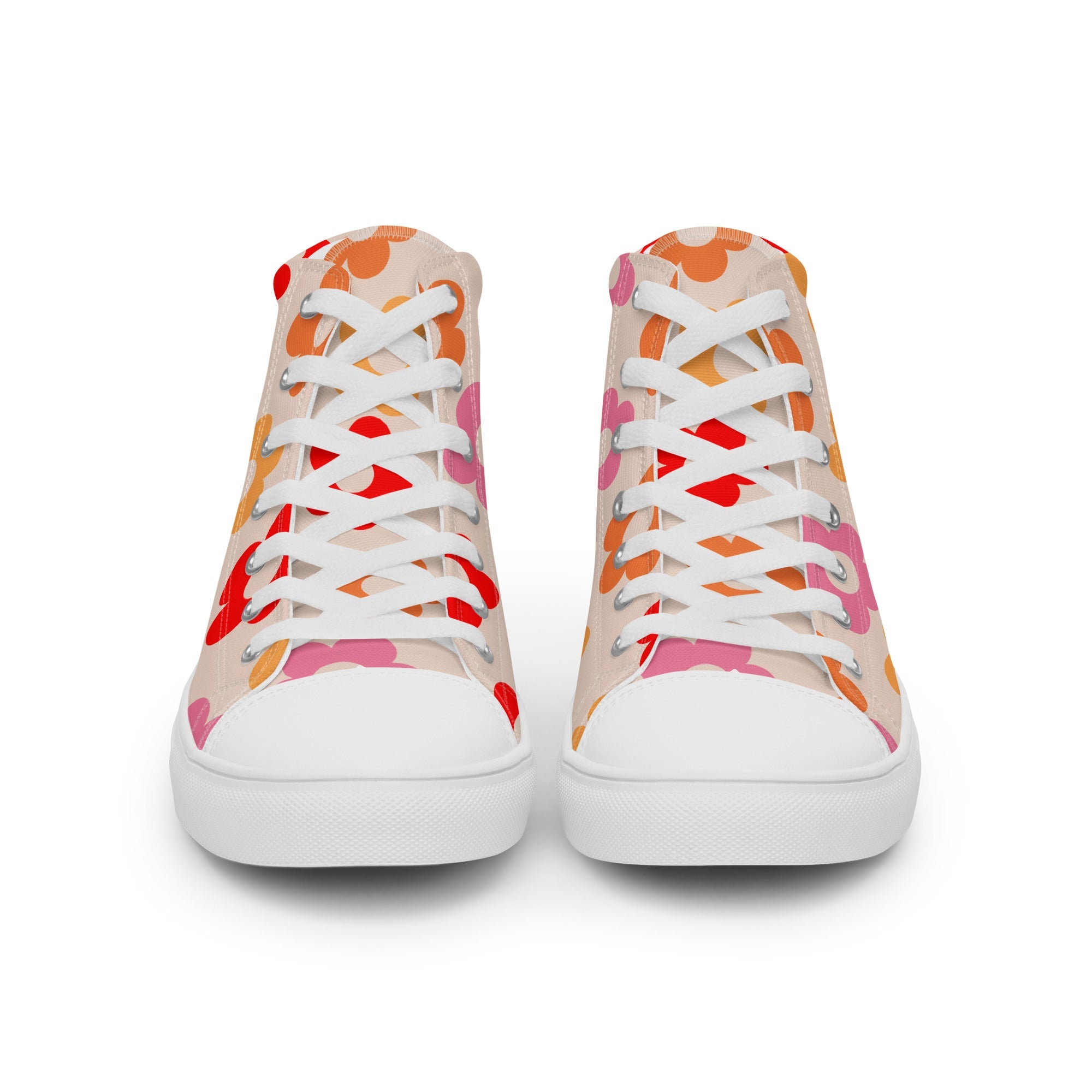 Retro Womens high top canvas shoes