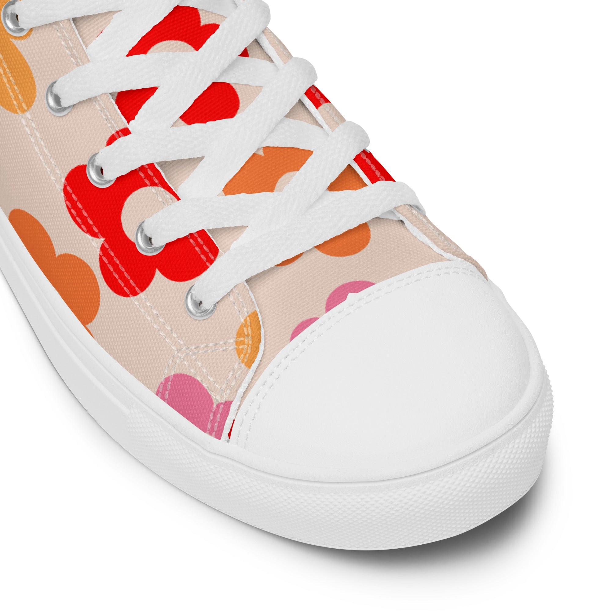 Retro Womens high top canvas shoes